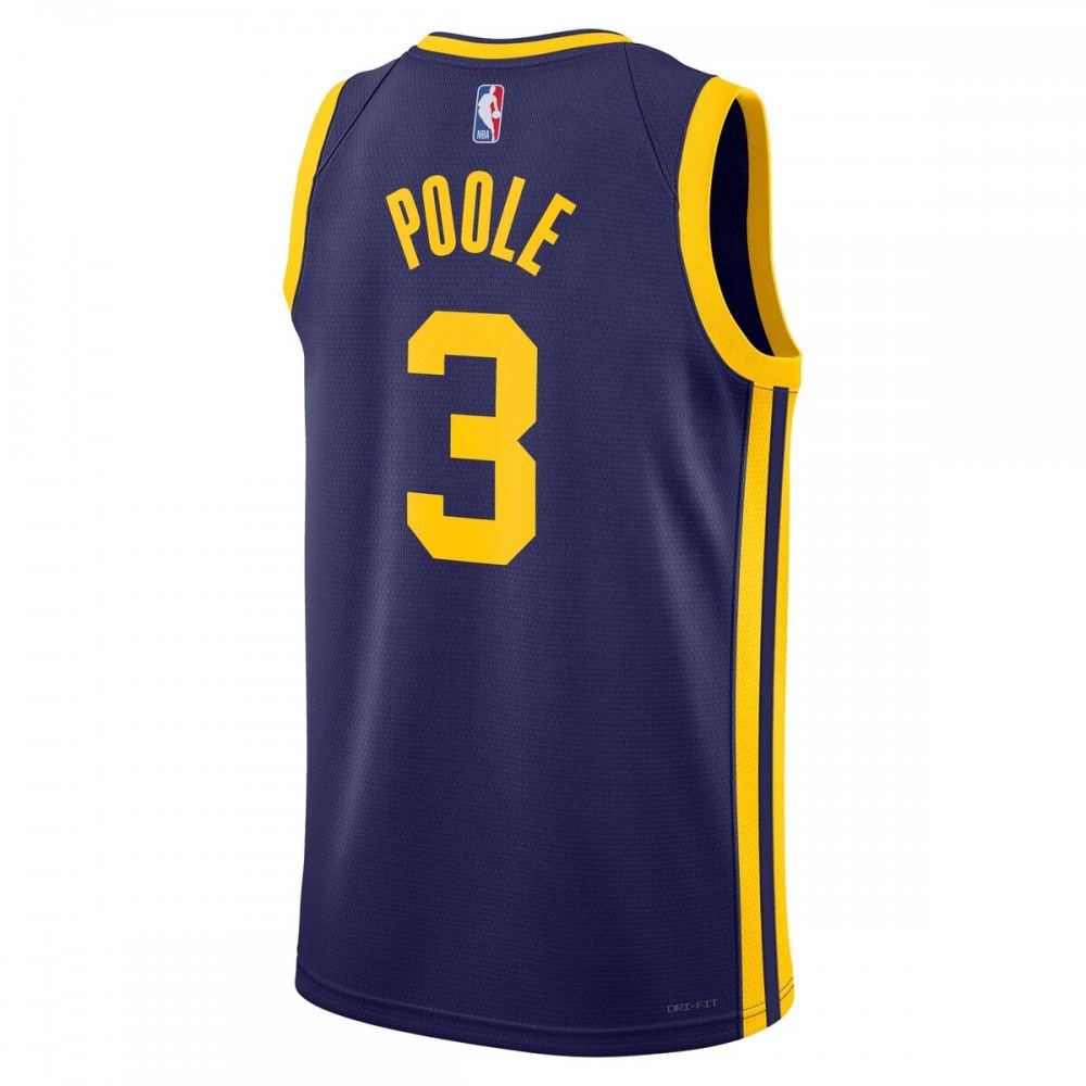 Jordan Poole Golden State Warriors Jordan Brand 2022/23 Statement Edition Swingman Jersey - Navy-Pro Kit Vault | Brand New 26/27 Sports Jerseys